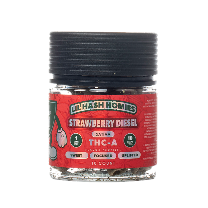 Hidden Hills Lil Hash Homies THCa / Strawberry Diesel(Sativa)